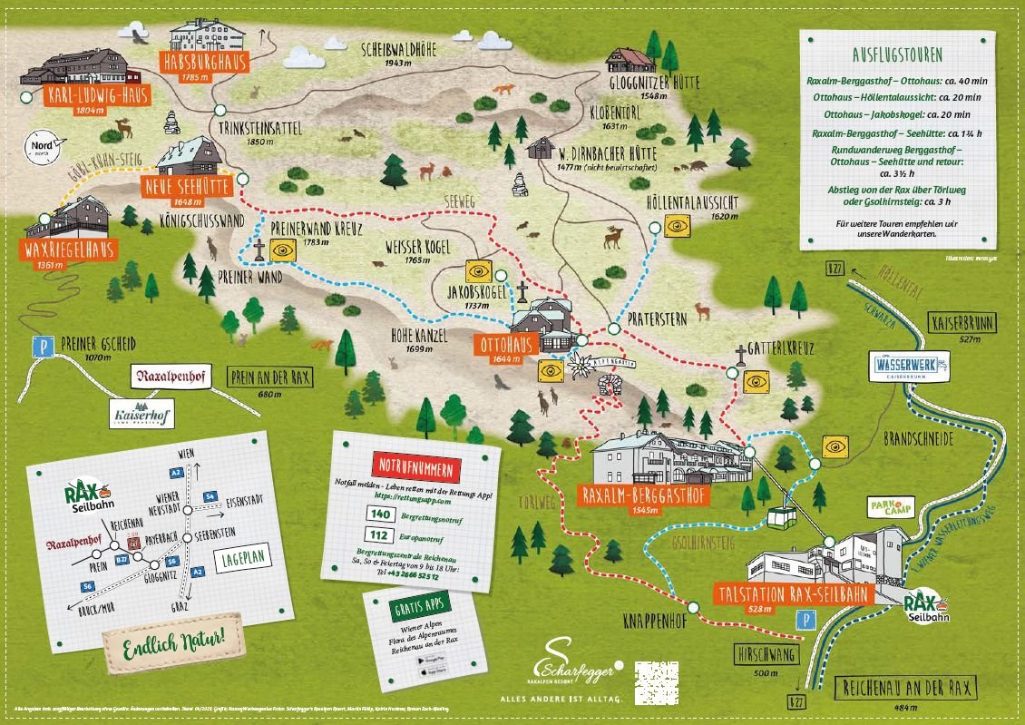 Tourenkarte Sommer 2023-2